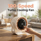 🔥Hot Sale 50% OFF🔥 100-Speed Turbo Desk Fan – Digital Display, Rechargeable🌀