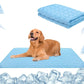 ❄️Give your furry friend a cool summer!🧊Pet Cooling Ice Silk Mat – Summer Cooling Pet Bed Pad for Dogs and Cats, Breathable Washable Sleeping Cushion for Indoor and Outdoor Use, Lightweight Cooling Crate and Sofa Pet Mat