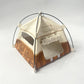 Miniature camping tent for doll photography