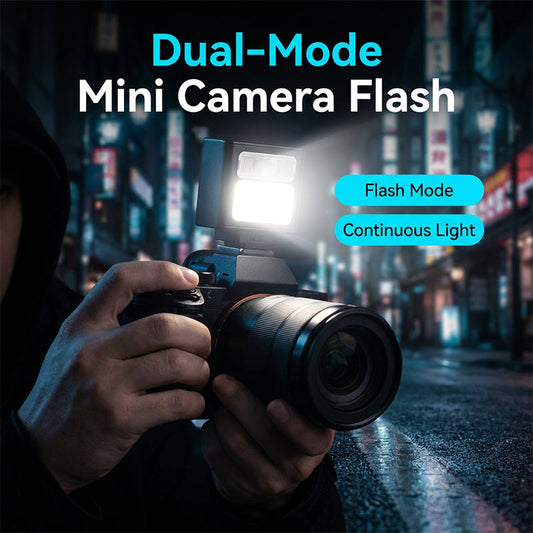 Pocket-Sized Rechargeable Camera Flash