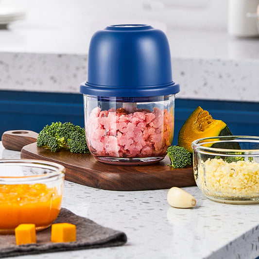 🧑‍🍳Cordless Multifunctional Mini Electric Food Processor, Wireless Portable Kitchen Chopper for Minced Meat, Garlic & Baby Puree, Fast Food Prep Kitchen Helper
