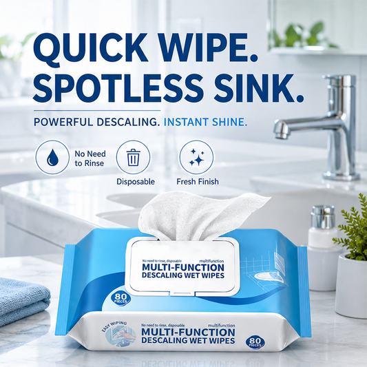 Multi-function Bathroom Descaling Cleaning Wipes
