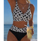 🏖️Summer Hot Sale– 55% OFF!!🔥Women's High Waist Two-Piece Bikini Set 👙🌊