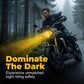 Universal Motorcycle LED Spotlight Dual Color Auxiliary Driving Light