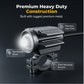 Universal Motorcycle LED Spotlight Dual Color Auxiliary Driving Light