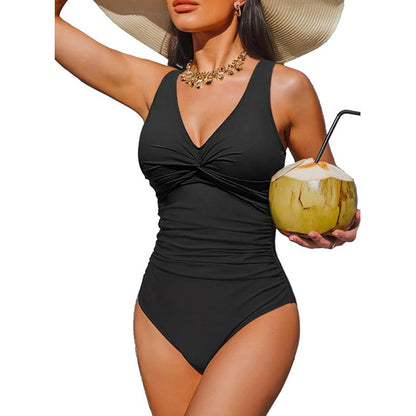 ⚠️ Throwing away old swimsuits? This Women's Tummy Control One-Piece Swimsuit actually fits. 💃