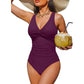 ⚠️ Throwing away old swimsuits? This Women's Tummy Control One-Piece Swimsuit actually fits. 💃