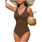 ⚠️ Throwing away old swimsuits? This Women's Tummy Control One-Piece Swimsuit actually fits. 💃