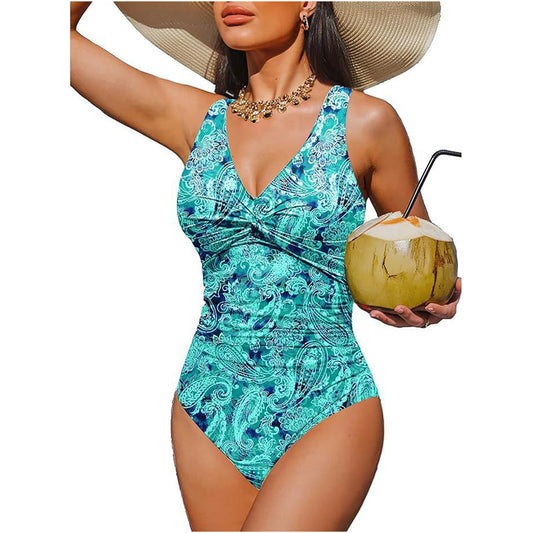 ⚠️ Throwing away old swimsuits? This Women's Tummy Control One-Piece Swimsuit actually fits. 💃