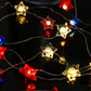 Patriotic Star String Lights - Red, White & Blue