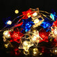 Patriotic Star String Lights - Red, White & Blue