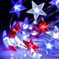 Patriotic Star String Lights - Red, White & Blue