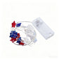 Patriotic Star String Lights - Red, White & Blue