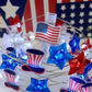 Patriotic Star String Lights - Red, White & Blue