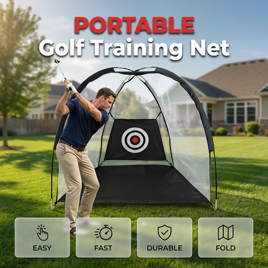 Golf Practice Net with Target