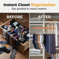 📢📢50% OFF !! ⏰ Husband’s ties & belts always tangled? Multi-Clip Wooden Hanger solves it in 10 seconds. 👔
