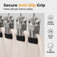 📢📢50% OFF !! ⏰ Husband’s ties & belts always tangled? Multi-Clip Wooden Hanger solves it in 10 seconds. 👔