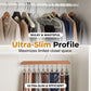 📢📢50% OFF !! ⏰ Husband’s ties & belts always tangled? Multi-Clip Wooden Hanger solves it in 10 seconds. 👔
