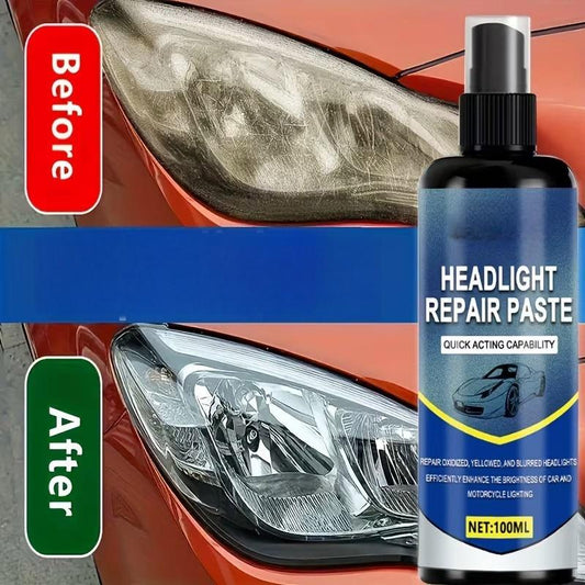 Headlight Restoration Spray with Towel