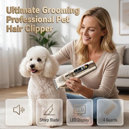 Professional Rechargeable Pet Hair Clipper