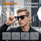 😎 Instant Street Style! 😎 Magnetic 3-in-1 Glasses. Switch lenses like a pro. Clear for work, reflective for brunch. ☕