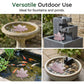 ☀️ Stop changing dirty bird bath water! One tablet = 30 days of freshness. Spend less time cleaning, more time enjoying nature. 🐦