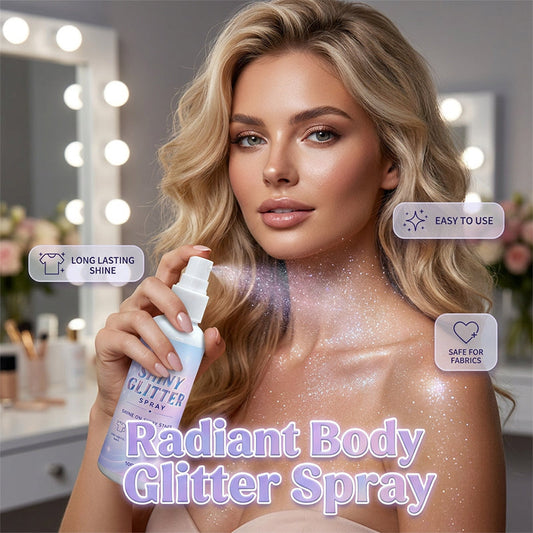 ⚠️ Tired of scrubbing glitter off your clothes? This  spray is fabric-safe. Party without the mess! 🚫🧼