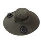 Outdoor Solar Powered Cooling Fan Hat