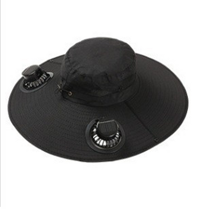 Outdoor Solar Powered Cooling Fan Hat