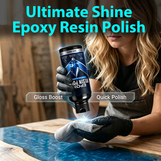 ✨ Flawless Final Step! High-Gloss Epoxy Resin Polish – Buffs to a Professional Shine