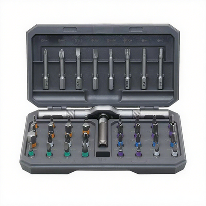 📦 One Case, All Bits! 42-in-1 Magnetic Screwdriver Kit – No more missing pieces. 🔩
