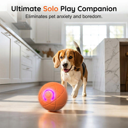 🐶 Never Stops Bouncing! ✨ Auto-Bounce Smart Pet Ball – Hours of Solo Play. ⚡
