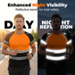 ⏰Summer Hot Sale 50% OFF!!👕Men’s Fluorescent Color Block Athletic Shirt Outdoor Safety Tee-High Visibility, Breathable, Running & Workout Shirt✨