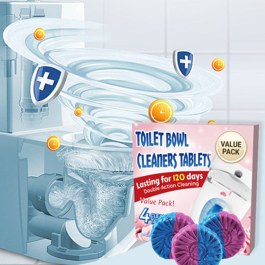 🚽 Drop, Brush & Forget! Easy Toilet Cleaning Block. 💧