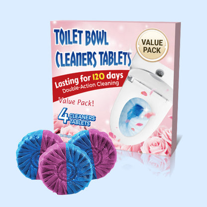 🚽 Drop, Brush & Forget! Easy Toilet Cleaning Block. 💧