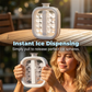 🧊 Squeeze & Release! Portable Silicone Ice Ball Kettle. 🥃