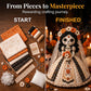 ⏳Time-Limited Special⏰Skeleton bride craft kit – complete, detailed, perfect for Halloween decor!