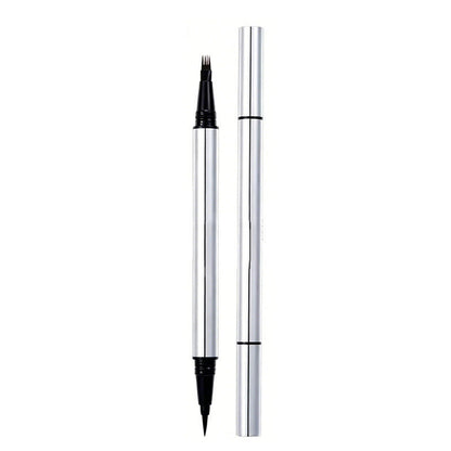🔥Hot Sale 50% OFF🔥2-In-1 Brow Magic! Dual-Ended Waterproof Microblading Pencil