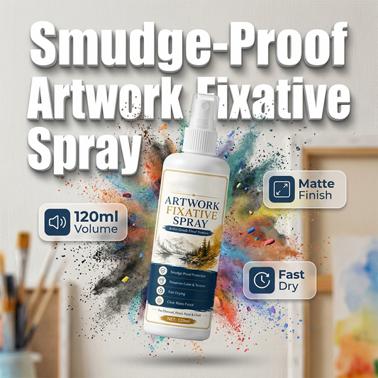🔥Hot Sale 50% OFF🔥Stop Smudging Your Art! Fast-Drying Fixative Spray – Locks Charcoal & Pastels 🎨