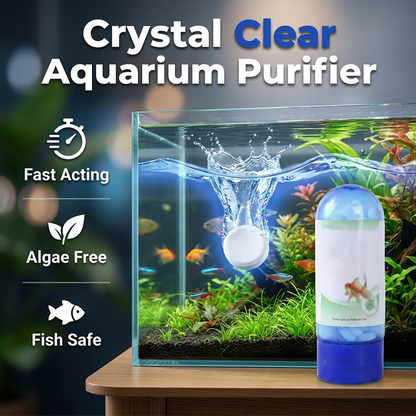 🌿 Removes Existing Algae & Controls New Growth! Aquarium Algae Remover Tablets – Crystal Clear Water ✨