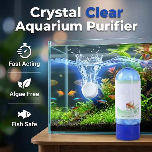 🌿 Removes Existing Algae & Controls New Growth! Aquarium Algae Remover Tablets – Crystal Clear Water ✨