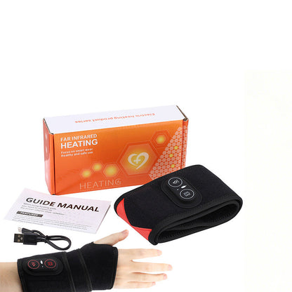 🔥Hot Sale 50% OFF🔥Soothe & Support! Heated Wrist Brace with Adjustable Straps – Warm Therapy on Demand 🔥