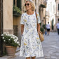 🔥Hot Sale 50% OFF🔥Hide the Tummy Flatteringly! Floral Print Dress – Breeze Through Summer 🌸