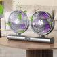 🔥Hot Sale 50% OFF🔥Twice The Breeze! Dual-Head Oscillating Ceiling Fan – Wide-Angle Silent Cooling ⚡