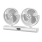 🔥Hot Sale 50% OFF🔥Twice The Breeze! Dual-Head Oscillating Ceiling Fan – Wide-Angle Silent Cooling ⚡