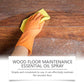 ✨ Clean, Nourish & Shine! Natural Beeswax Wood Floor Maintenance Spray – Deep Care in One Wipe 🧽