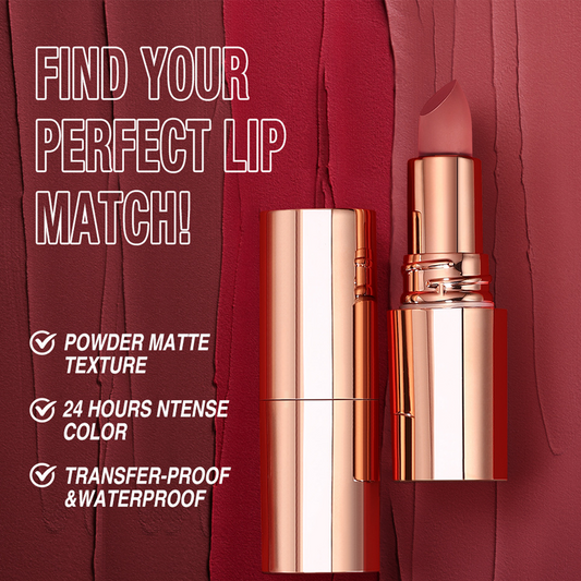 🔥Hot Sale 50% OFF🔥 Coffee & Kiss Proof! 24H Matte Lipstick – Velvet All-Day, Zero Touch-Ups ☕