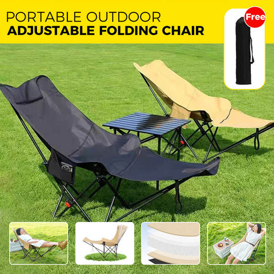 🔥Hot Sale 50% OFF🔥 Sit Anywhere in Comfort! Portable Adjustable Folding Chair – Fold, Strap & Go ✨
