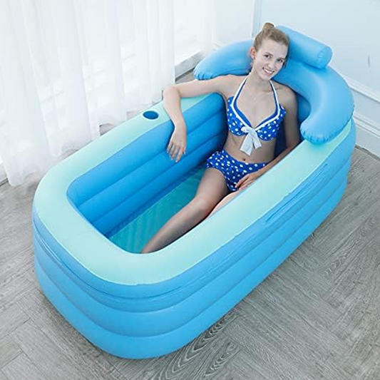 🔥Hot Sale 50% OFF🔥 Soak Anywhere! Inflatable Bathtub for Adults – Comfy, Portable & Easy Drain ✨