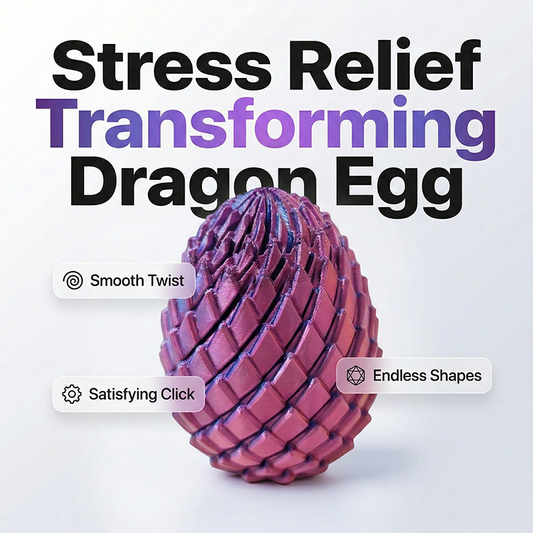 🔥Hot Sale 50% OFF🔥 Crack It Open… A Dragon! 3D Printed Surprise Egg – Articulated & Pocket-Sized 🐉